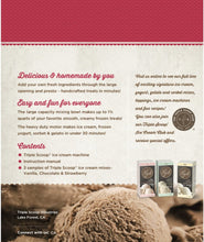 Load image into Gallery viewer, Triple Scoop Ice Cream Maker Black