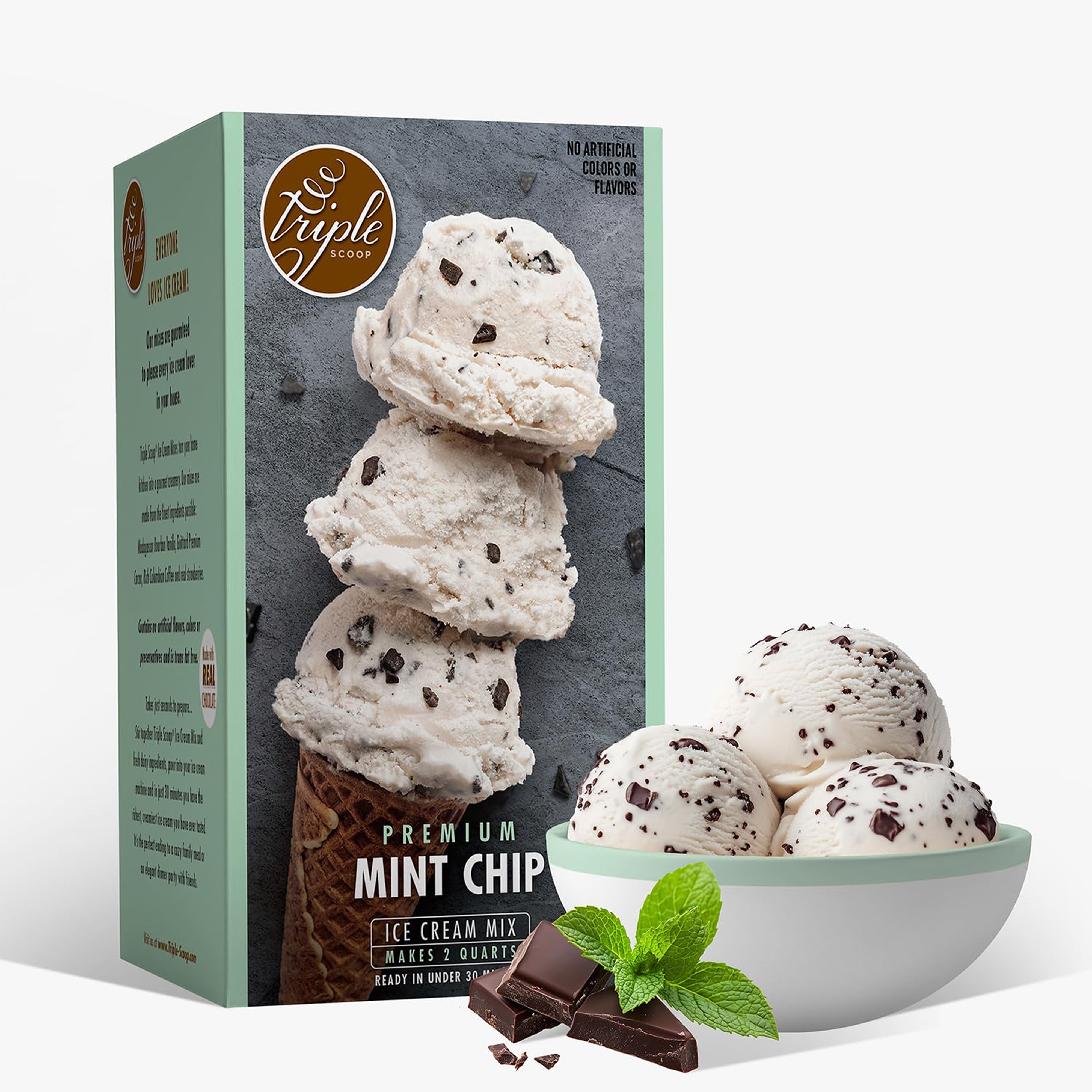 Mint Chocolate Chip Ice Cream Mix