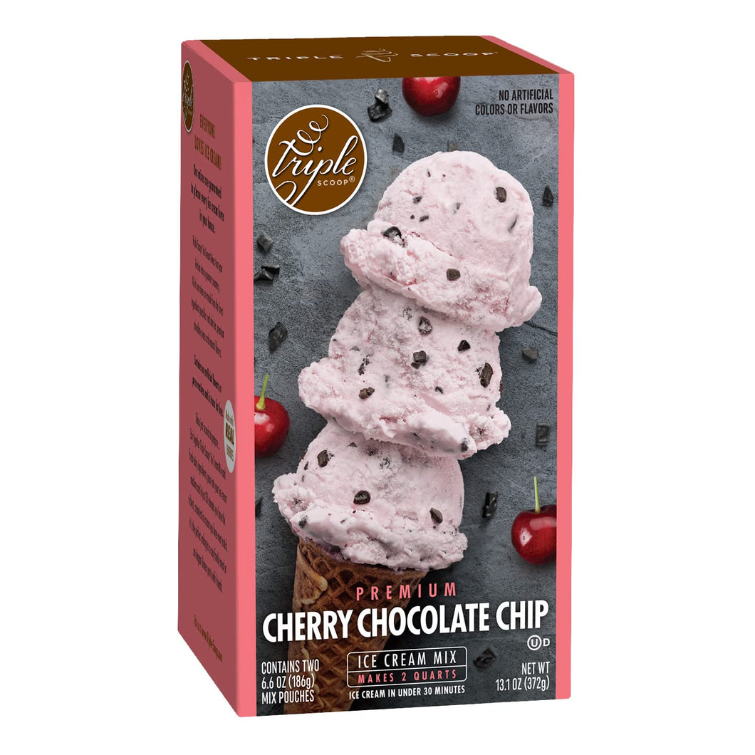 Cherry Chocolate Chip Ice Cream Mix