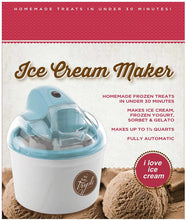 Load image into Gallery viewer, Triple Scoop Ice Cream Maker Blue
